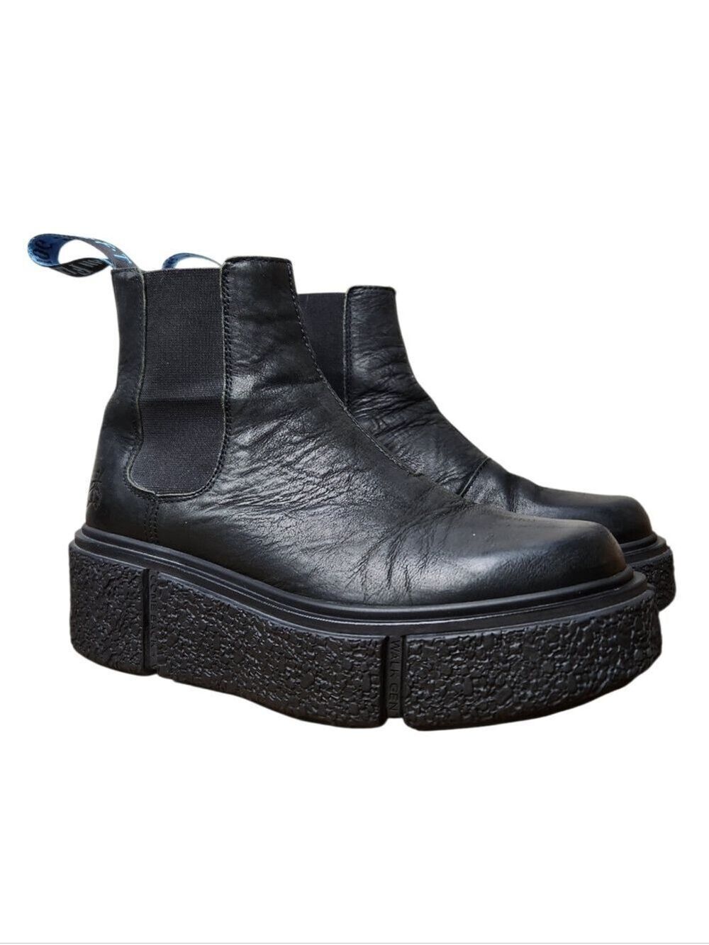JOHN FLUEVOG Space Edition Piccolomini Platform Chelsea Boots Size 6
